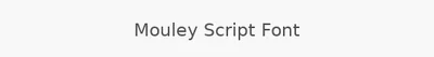 Mouley Script Font