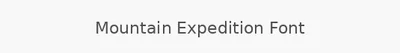 Mountain Expedition Font