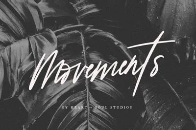 Movements | Handwritten Font