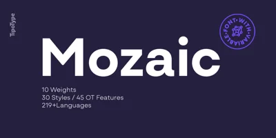 Mozaic Font