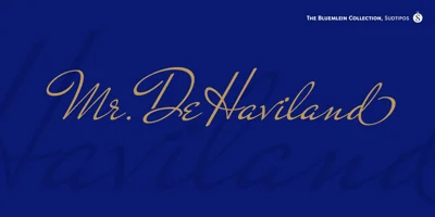 Mr De Haviland Pro Font