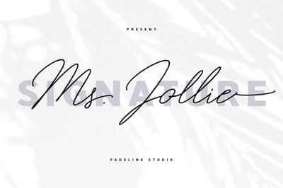 Ms. Jollie Signature Font