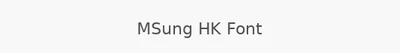 MSung HK Font