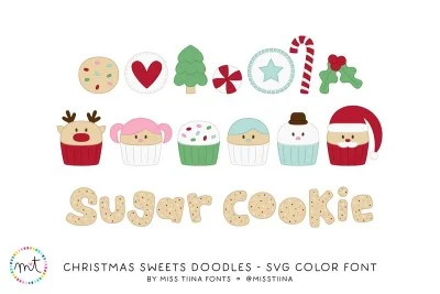 MTF Christmas Sweets Doodles