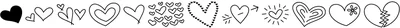 Mtf Heart Doodle Font
