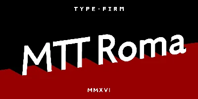 MTT Roma Font