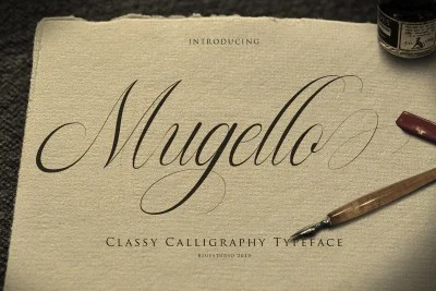 Mugello // Classy Calligraphy Font