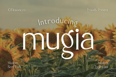 Mugia | Modern Serif Font