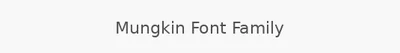 Mungkin Font Family