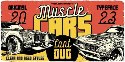 Muscle Cars Font