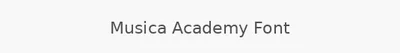 Musica Academy Font