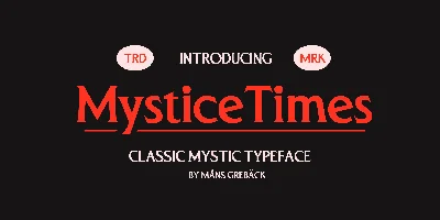 Mystice Times Font