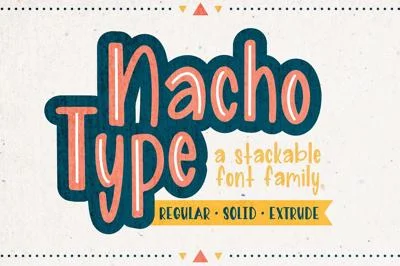 Nacho Type - Stackable Font Family