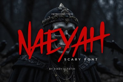 Naeyah - Scary Font