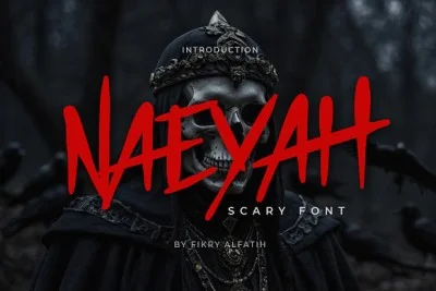 Naeyah - Scary Font