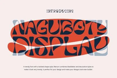 Naguboty Display Font
