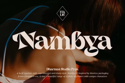 Nambya - Sharp Serif Typeface Free Download