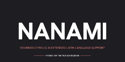 Nanami Rounded Pro Font