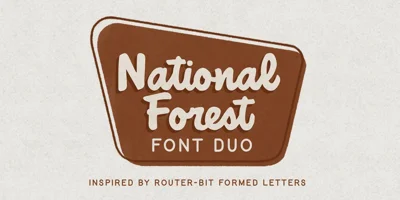 National Forest Font