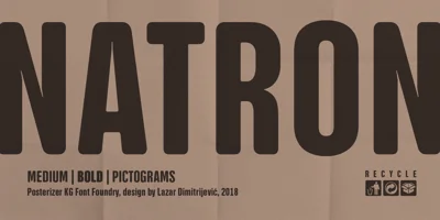 NATRON Font