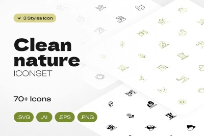 Natural Icons Set