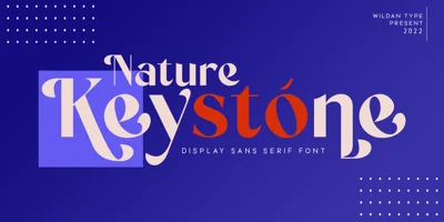 Nature Keystone Font