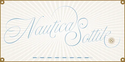 Nautica Sottile Font