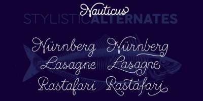 Nauticus Script Font