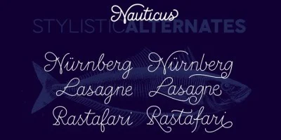 Nauticus Script Font