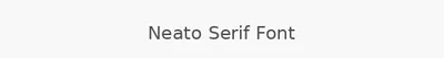 Neato Serif Font