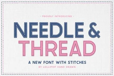 Needle and Thread Font
