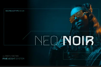 Neo Noir - Futuristic font