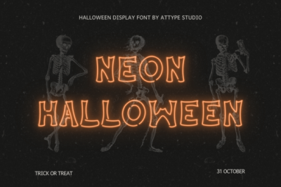 Neon Halloween Font