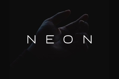 NEON - Minimal & Modern Display Typeface