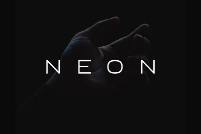 NEON - Minimal & Modern Display Typeface