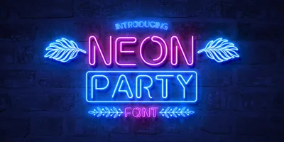 Neon Party Font