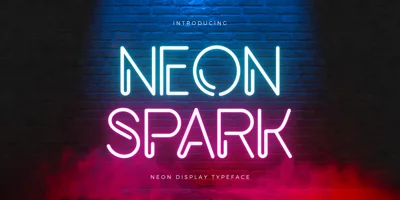 Neon Spark Font