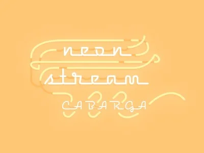 Neon Stream Font