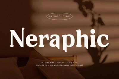 Neraphic A Modern Serif Font Free Download