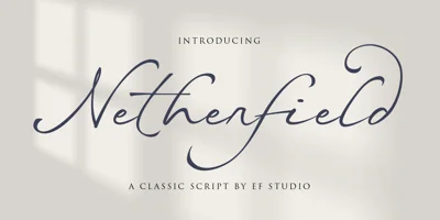 Netherfield Font