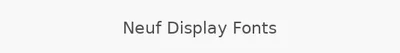 Neuf Display Fonts