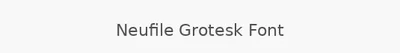 Neufile Grotesk Font