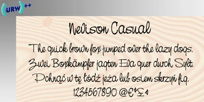 Nevison Casual Font