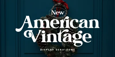 New American Vintage Font
