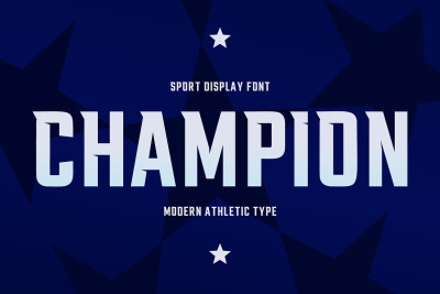 New Champion Font