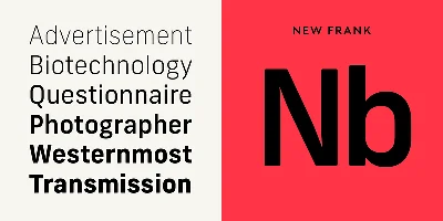 New Frank Font