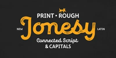 New Jonesy Latin Font