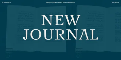 New Journal Font