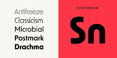 New Order Font