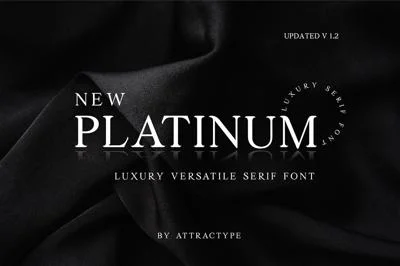 New Platinum - Luxury Serif Font